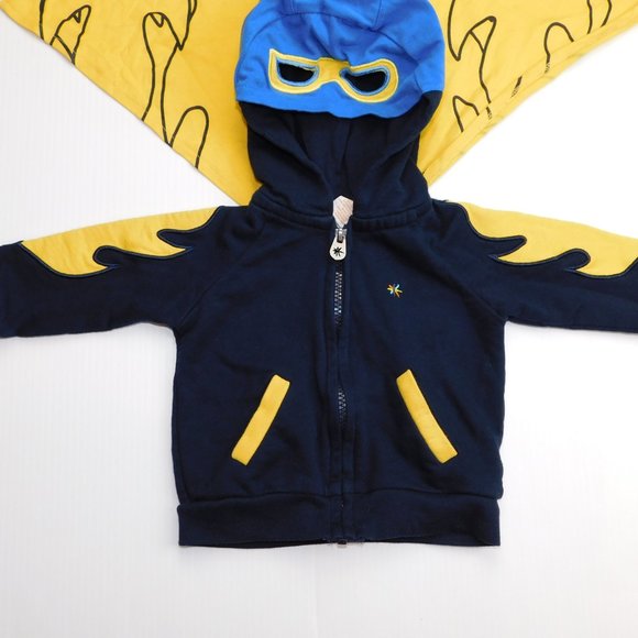 Truly Scrumptious Boys 12 month Super Hero Hoodie - Picture 5 of 8